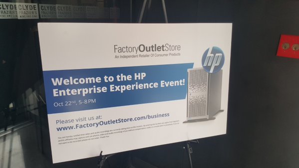 Gogo_Studios's tweet photo. SUCH A FUN TIME our crew had @ClydeFraziersWD w/ @HP and @FactoryStores last night! #networking #HP #FactoryStores https://t.co/KOr9PNd1px