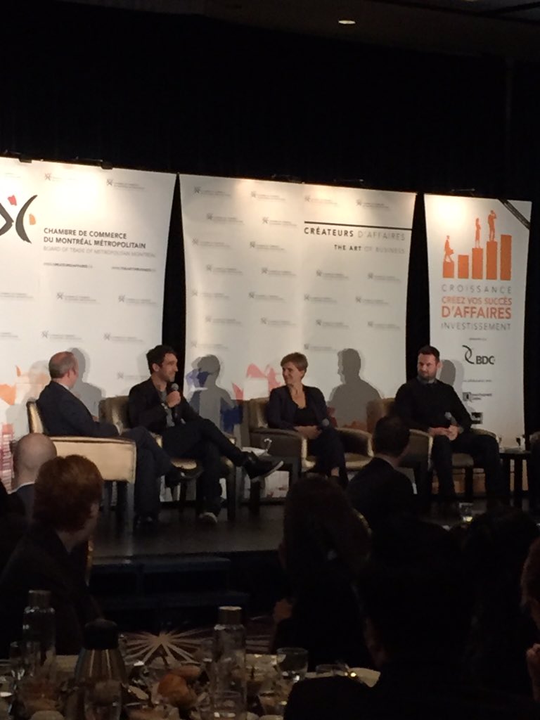 chambremontreal's tweet photo. Panel  d'#entrepreneurs sur leur expérience et le succès de leur parcours de croissance #SPME2015 #ccmmqcca https://t.co/O7nEUG3xqP