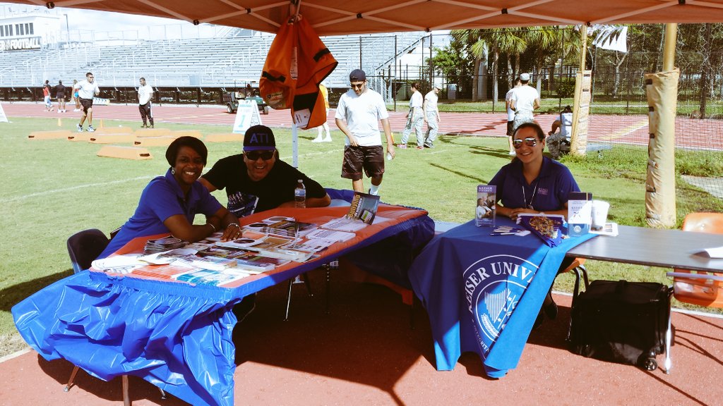 RMSnationap's tweet photo. @KeiserU and Diversity and Prevention support Community Wellness Day https://t.co/J1Vy9BkWgU