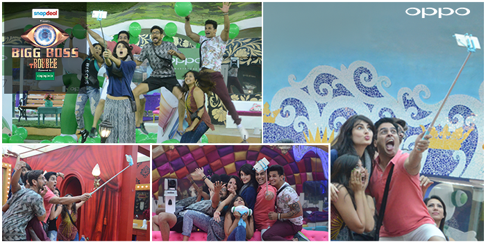 OPPOIndia's tweet photo. Any guess? Which team will win this #Selfie task?
#R7Plus #RedefineStyleWithMetal @BiggBoss #DoubleTrouble #BB9 https://t.co/6MXHyMGzyG