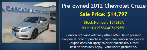 CascadeAutoCtr's tweet photo. Are you in the market for a quality used vehicle? Don't miss our pre-owned specials! https://t.co/bj0diSFLSz https://t.co/5elef1S796