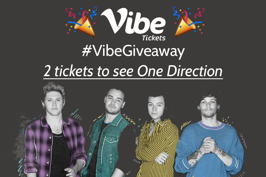 VibePayFriday's tweet photo. 🎉#VibeGiveaway 🎉
We're giving away x2 @onedirection tickets for THIS Tuesday.
Follow, RT and download our app 2 win! https://t.co/n8G3vAHiJf