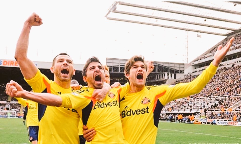 The best derby in England coming soon! All the best <a href="/SunderlandAFC/">Sunderland AFC</a> . Let's make it 6! 🖐🏼🖕🏼😜 #safc #premierleague