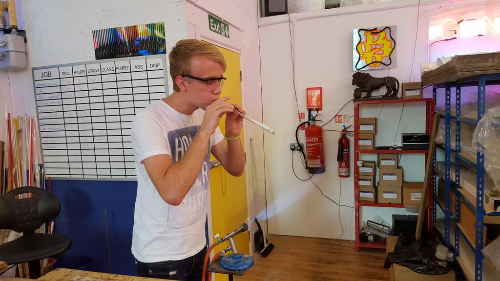 Neoncreations's tweet photo. Here is Josh, the lucky winner of our neon workshop competition in action! #neonworkshop #neon https://t.co/pQWHuxu1Xz
