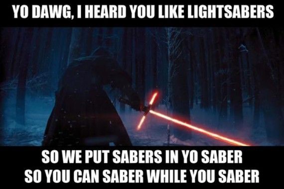 geogonza80's tweet photo. Let's just lightsaber everything!!! https://t.co/blbzqdtOVl