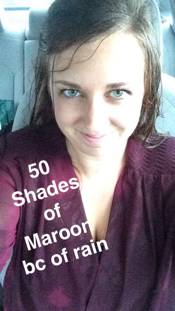 KatieBethW's tweet photo. Thankful for this Texas rain on #MaroonFriday #MaroonSelfie #HailState #5StarRainChick @audrey5mcbride https://t.co/VHP8X3ulkg