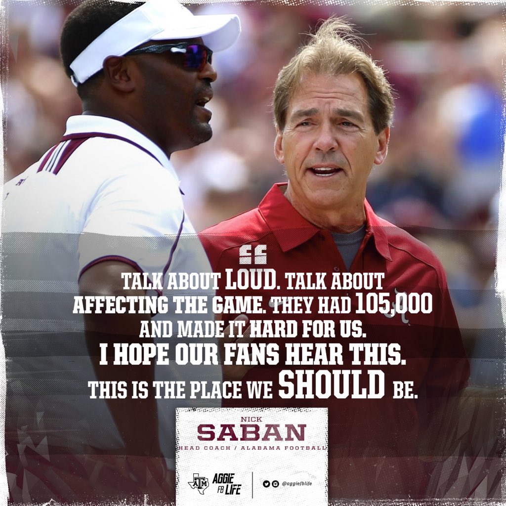 aggiefblife's tweet photo. There is Texas A&amp;M Football, and then there is everyone else. #ItsAboutUs https://t.co/4NfAUI2xnd