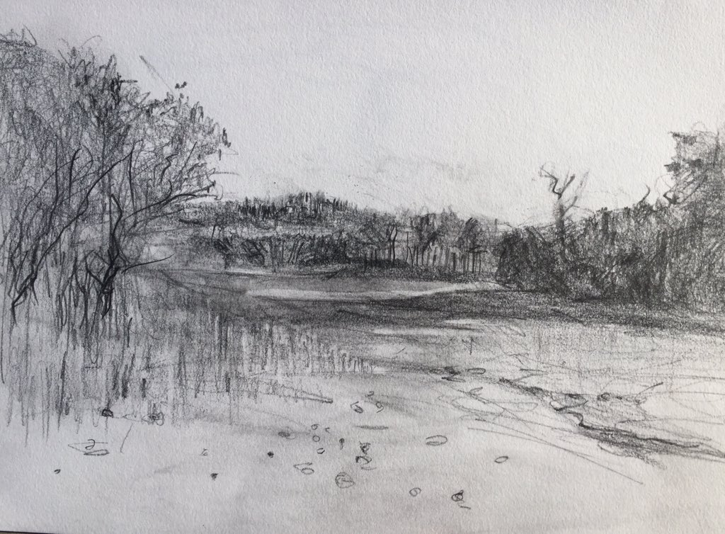 ScotArtsCouncil's tweet photo. Drawing by New Glasgow Realist Karen Strang #newglasgowrealist #scottishart #drawing https://t.co/1Q8wePQkZr