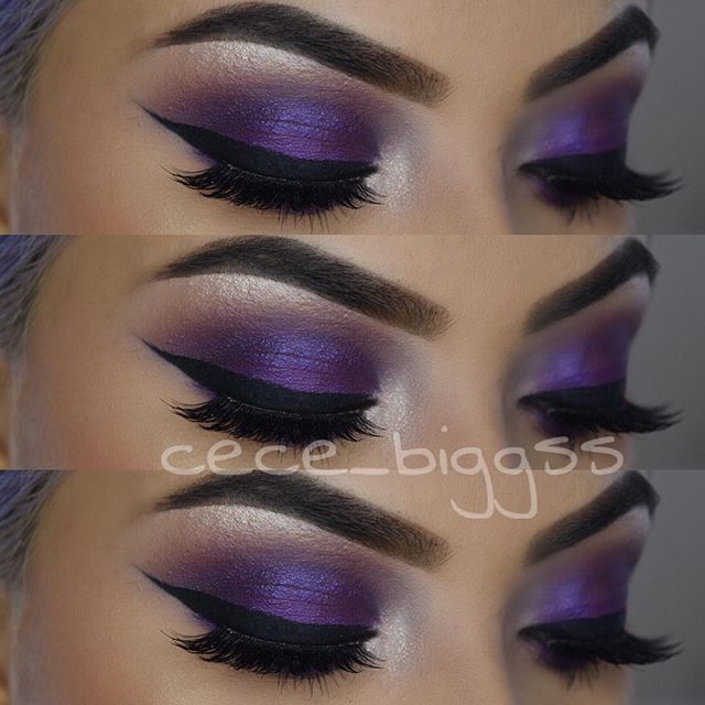 ABHcosmetics's tweet photo. #SelfMadePalette Beautiful Smokey Look w/ "Deep Purple" #ABHShadow 💜@cece_biggss https://t.co/RiTZN6q2C9