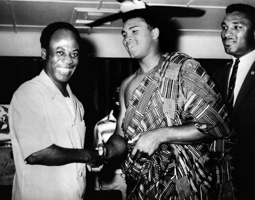 Fascinating Historical Picture of Kwame Nkrumah with Muhammad Ali [Cassius Clay] on 5/23/1960 