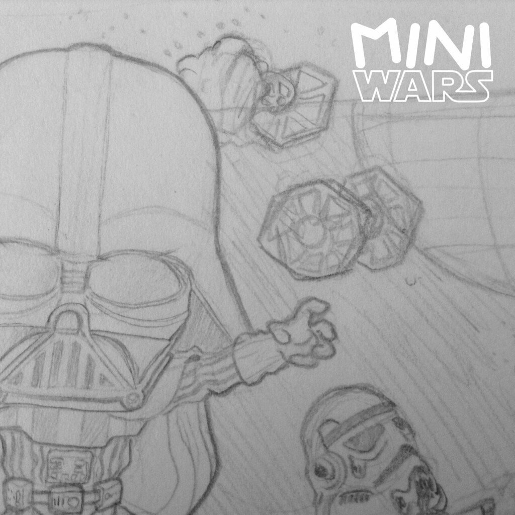 LasMiniWars's tweet photo. Están llegando desde una galaxia muy, muy lejana. Tan lejana, que se ve mini. https://t.co/41ZcXwWOXs