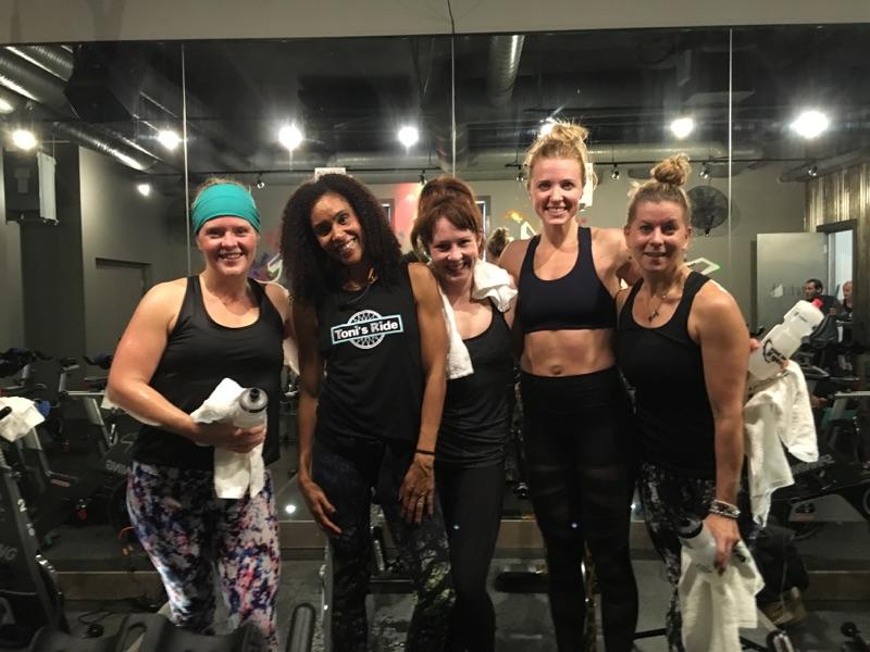 Spinunity's tweet photo. Road trip to #yyc with #teamspinunity for Toni's ride! Thank you @theSweatLabYYC #spincommunity https://t.co/QyNLPM9xkn