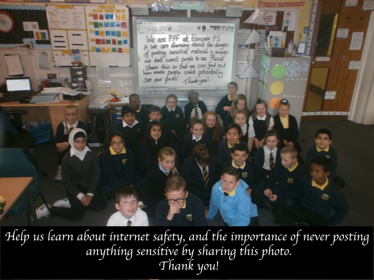 DFScotlandTeach's tweet photo. Please #retweet to help us learn about the importance of #internetsafety.  Thank you! @Elmvaleprimary https://t.co/bdv55StN6w