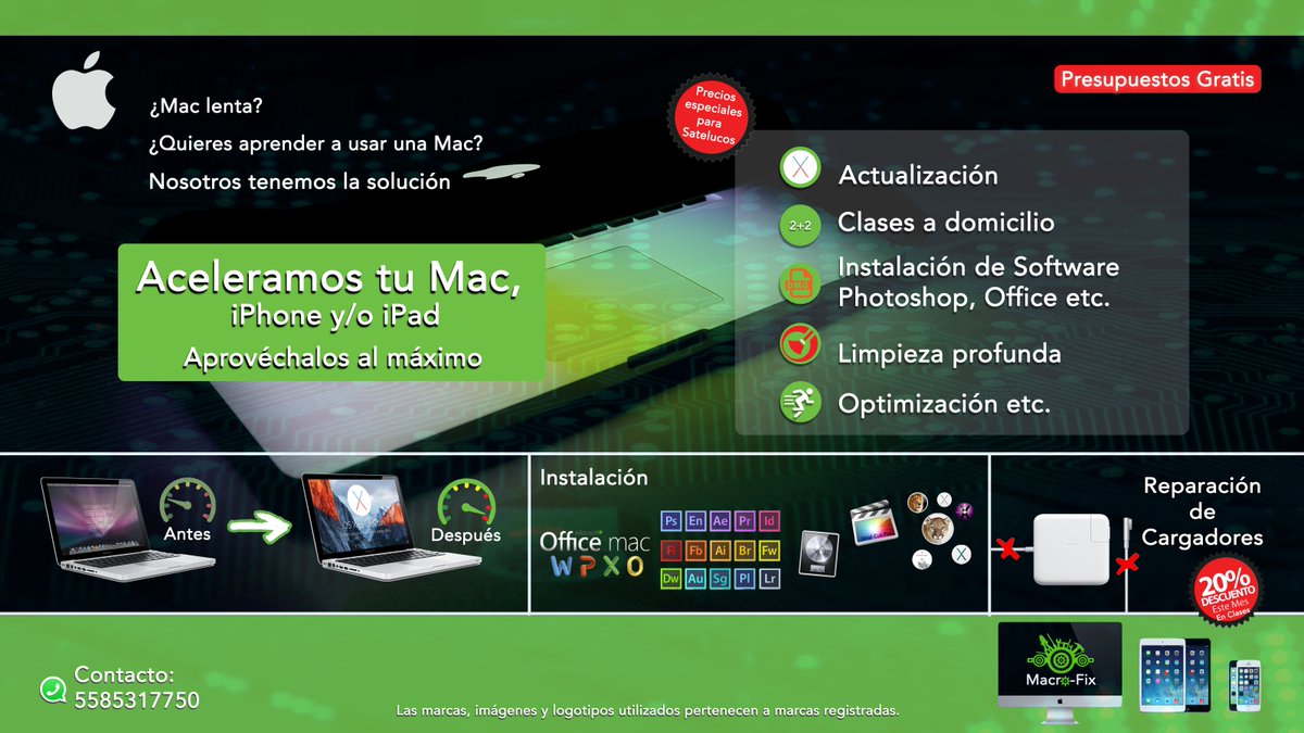 almostmcfly's tweet image. Mejora tu Mac y dispositivos apple! @PeriodicoEcos1 @CdSatelite @Colon_Echegaray @LasArboledasMex RTgracias
