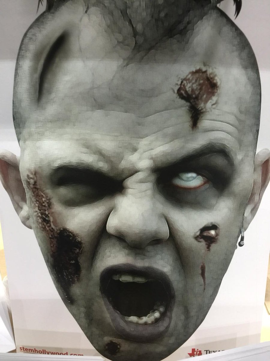 NSTA's tweet photo. What can this scary face can teach science students? See @TICalculators at #NSTA15 Reno! #zombie #ScienceNspired https://t.co/IJnxybWxvt