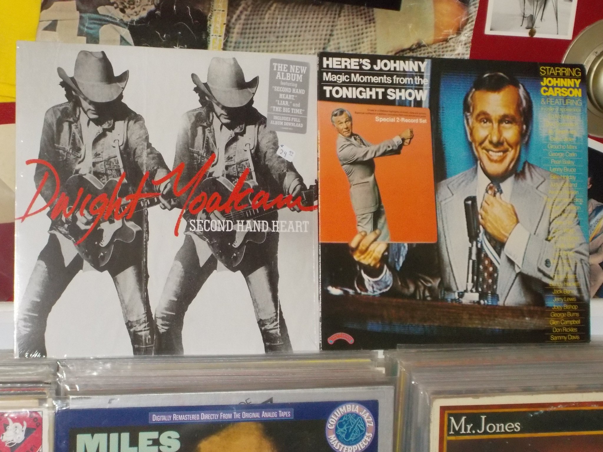 Happy Birthday to Dwight Yoakam and the late Johnny Carson 