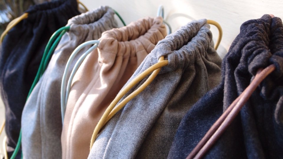 Silvalucybags's tweet photo. #Drawstring #backpack in #wool & #cashmere @Broadway_Mkt tomorrow #handmade #understated #simplebutstylish #fashion https://t.co/o6ywFpWE89