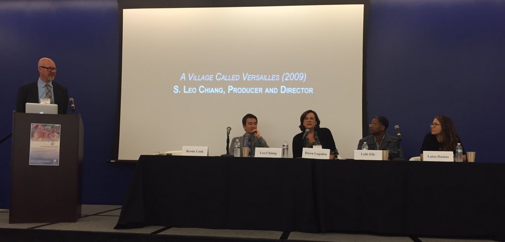 vaz_kim's tweet image. Media &amp;amp; Memory panel by @GUFilmProf w/ @sleochiang @dclogsdon @LolisEricElie @LandofOpp @ Georgetown @Katrina@10