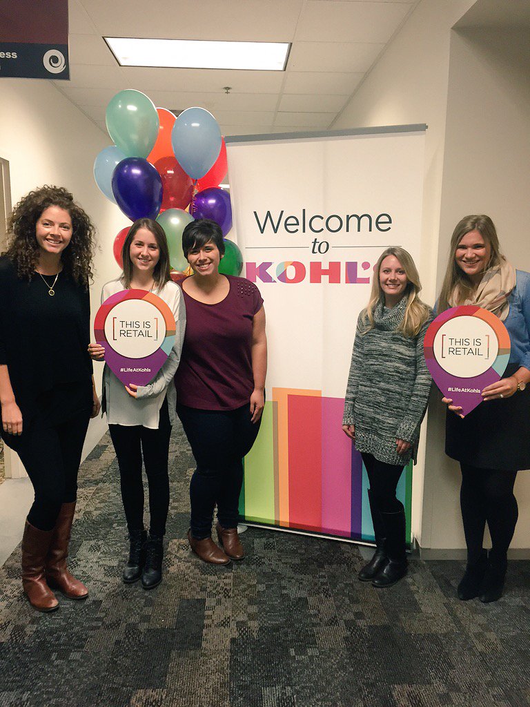 MelissaLaBorde's tweet photo. So cool to be sharing #LifeAtKohls with so many former @NRFnews scholarship recipients! #thisisretail https://t.co/Yl2M0U2ixT