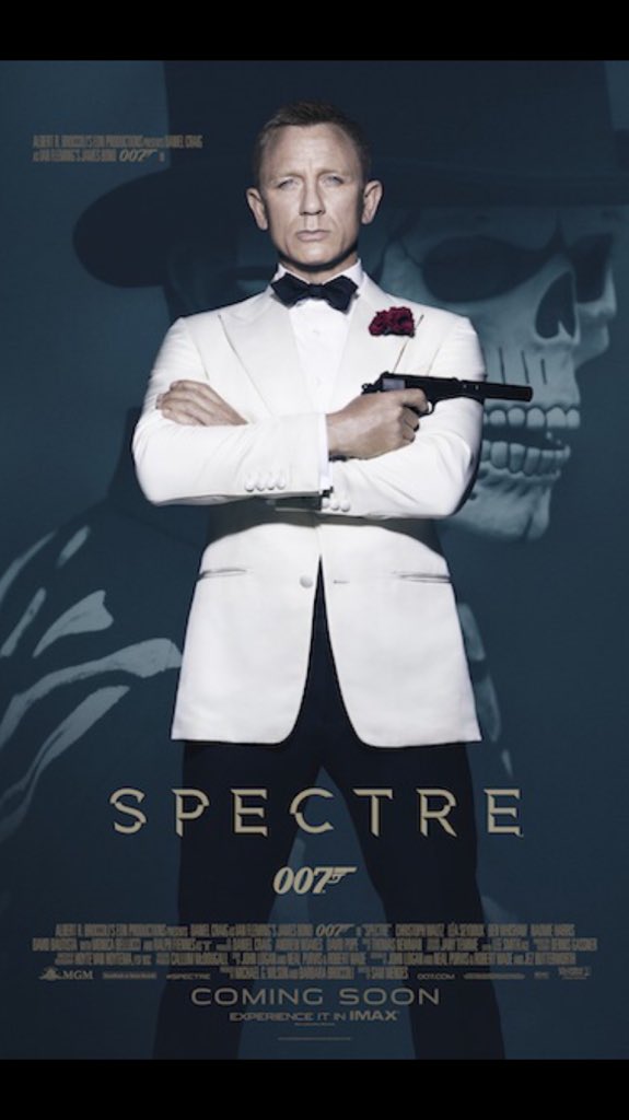 PacificWinnetka's tweet photo. Who's ready for @007 #SPECTRE? I know I am! Purchase your tickets for our show times starting on Thursday night! https://t.co/Z1D7WigKsW
