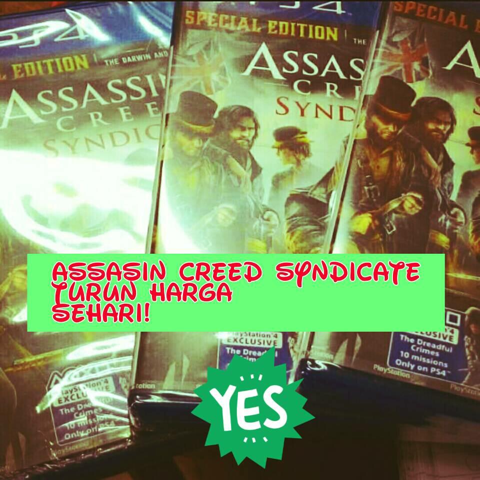 tukangmainID's tweet photo. [PROMO] Assasin Creed Syndicate Turun Harga Sehari! hanya Rp 580.000, lihat gambar klik https://t.co/iXSyiHfHOq https://t.co/SB04l4X4GF