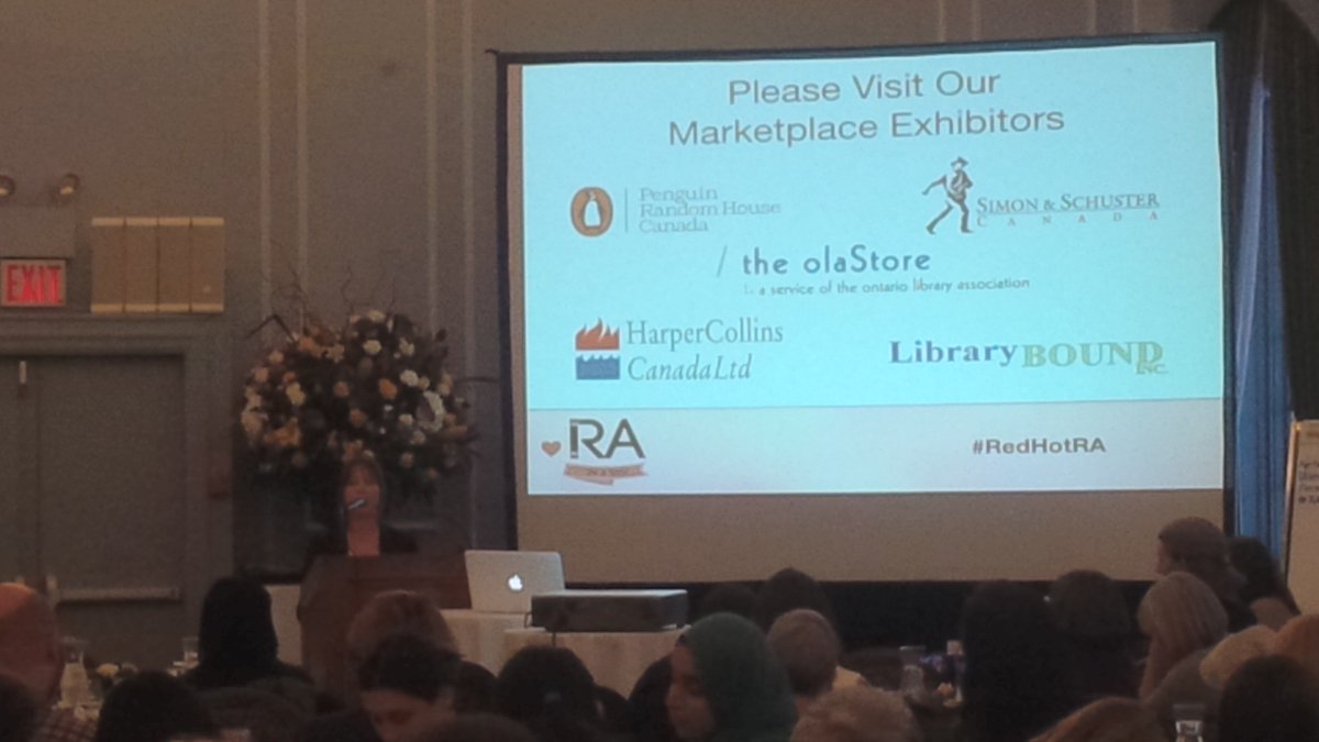 DeweyDivas's tweet photo. #RedHotRA continues with a great speech by @mayarodale @ONLibraryAssoc https://t.co/IfVDs7lZhv