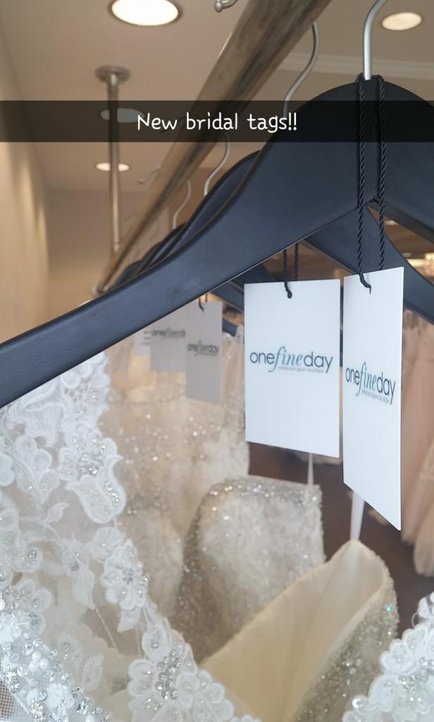 Loving our new bridal tags!