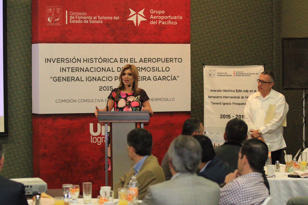ClaudiaPavlovic's tweet photo. Inversión histórica de 386 mdp en infraestructura y operación del Aeropuerto de Hermosillo https://t.co/eoBOR0PzHD