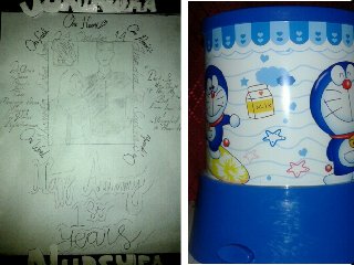 syivaa2's tweet photo. Malem-malem dapet lampu emon sama lukisan gambar dari jun;)kalo kata jun mah hadiah hihi:* makasi yaaa♥ @JunindraTS https://t.co/sUsz6NfyHB
