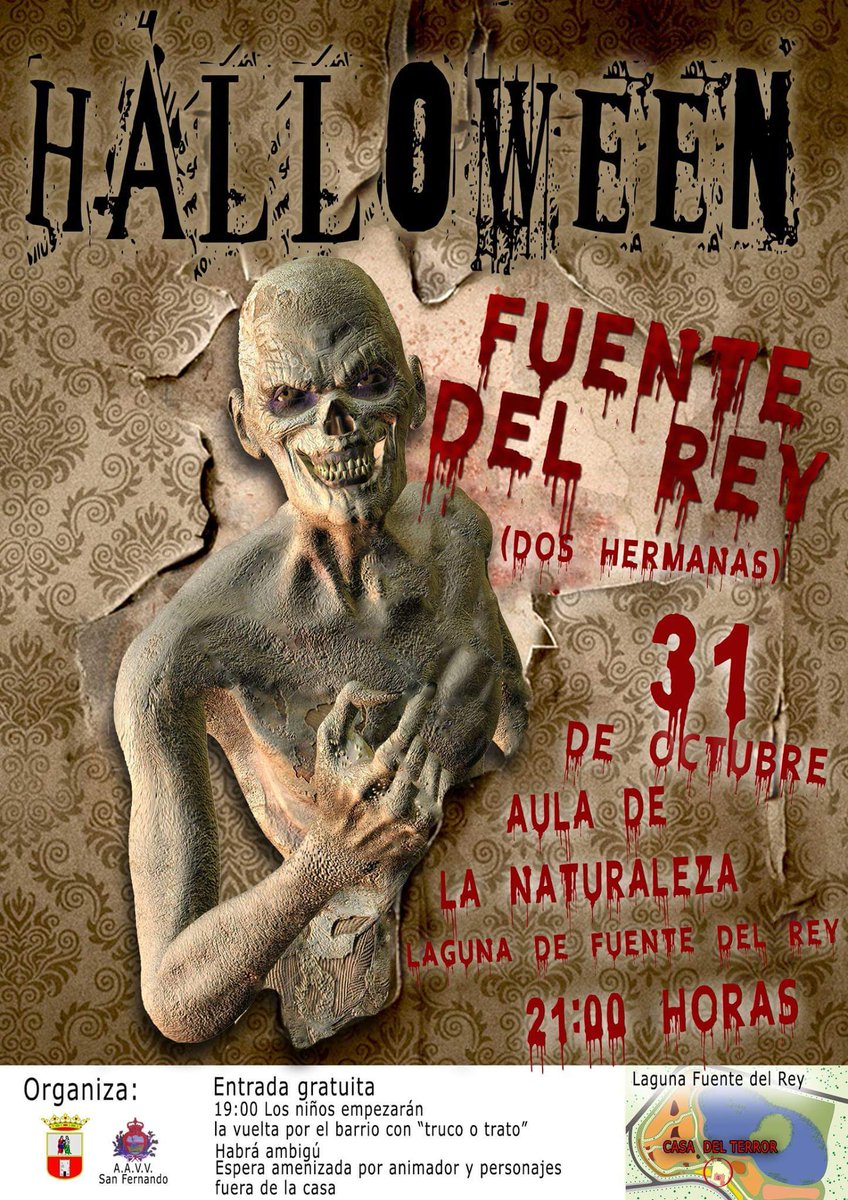fuentedelreyDH's tweet photo. Vuelve a Halloween a Fuente del Rey...  Te lo vas a perder.... https://t.co/q7MFR5WXv5