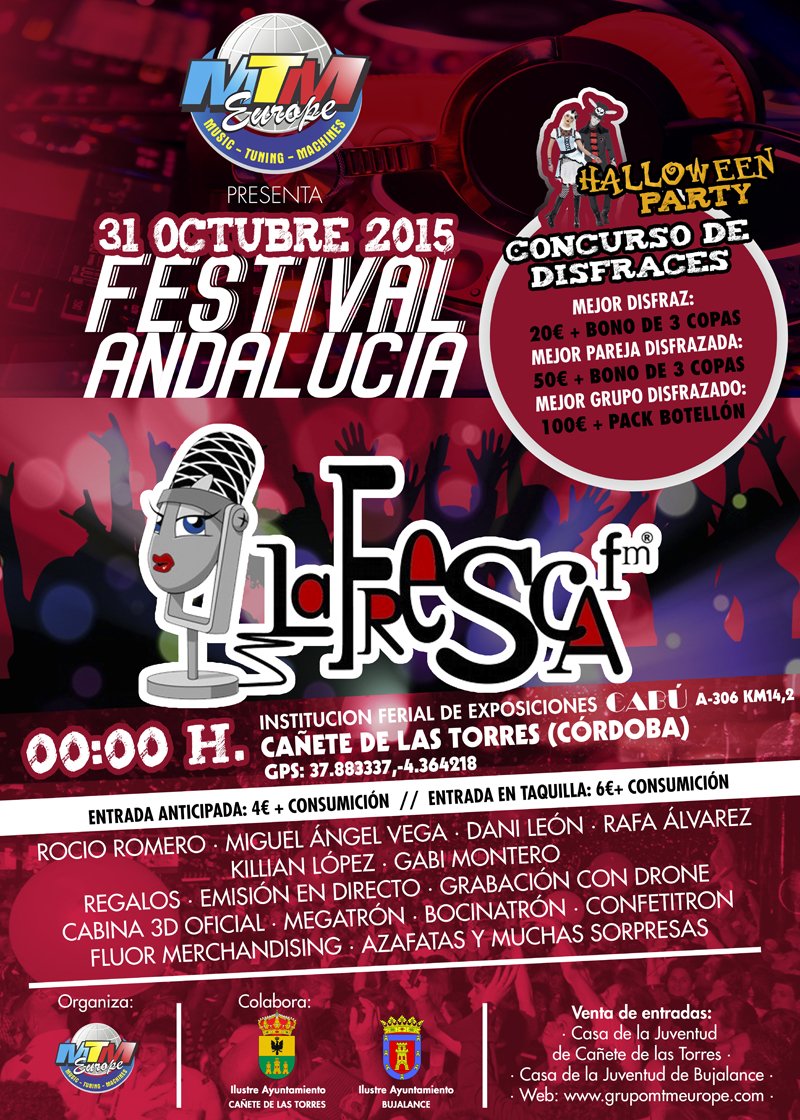 MPAOpenShow's tweet photo. #HalloweenTuningParty y #MTMEuropeFinals2015 30/31 Oct y 1 Nov en Cañete de las Torres(Cordoba) A-306 km 14.2 https://t.co/nO5PJ8PUDz