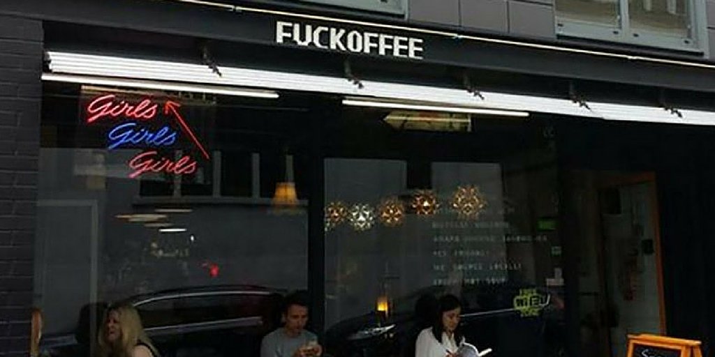 TheDrum's tweet photo. London coffee house in hot water following 'Fuckoffee' rebrand https://t.co/hESoJPJsyg https://t.co/huzvCqhL4h
