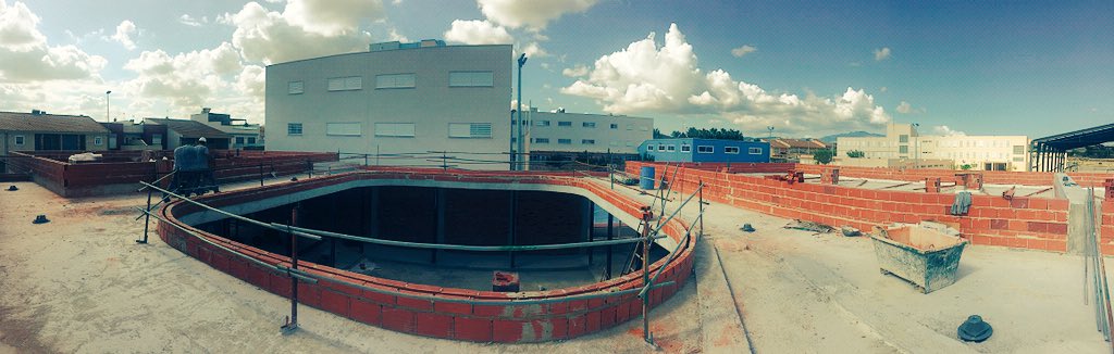 En proceso. Ampliación colegio Magda en Ceuti.