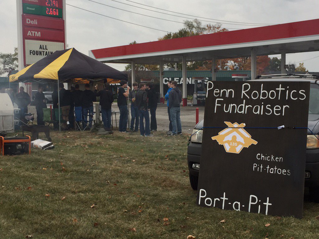FRCteam135's tweet photo. We are ready! Come one come all! #portapit #yum #mishawaka #pennpride365 https://t.co/zFj92jt0FQ