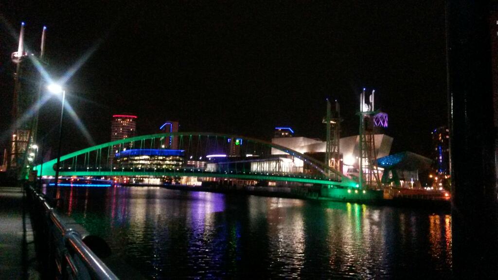 The Quays at night. Very pretty @VisitTheQuays