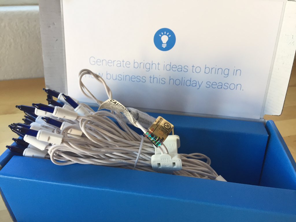 BossDJay's tweet photo. Thanks for the Christmas lights, @google! #GooglePartnerRewards https://t.co/ofU3oiAjZS