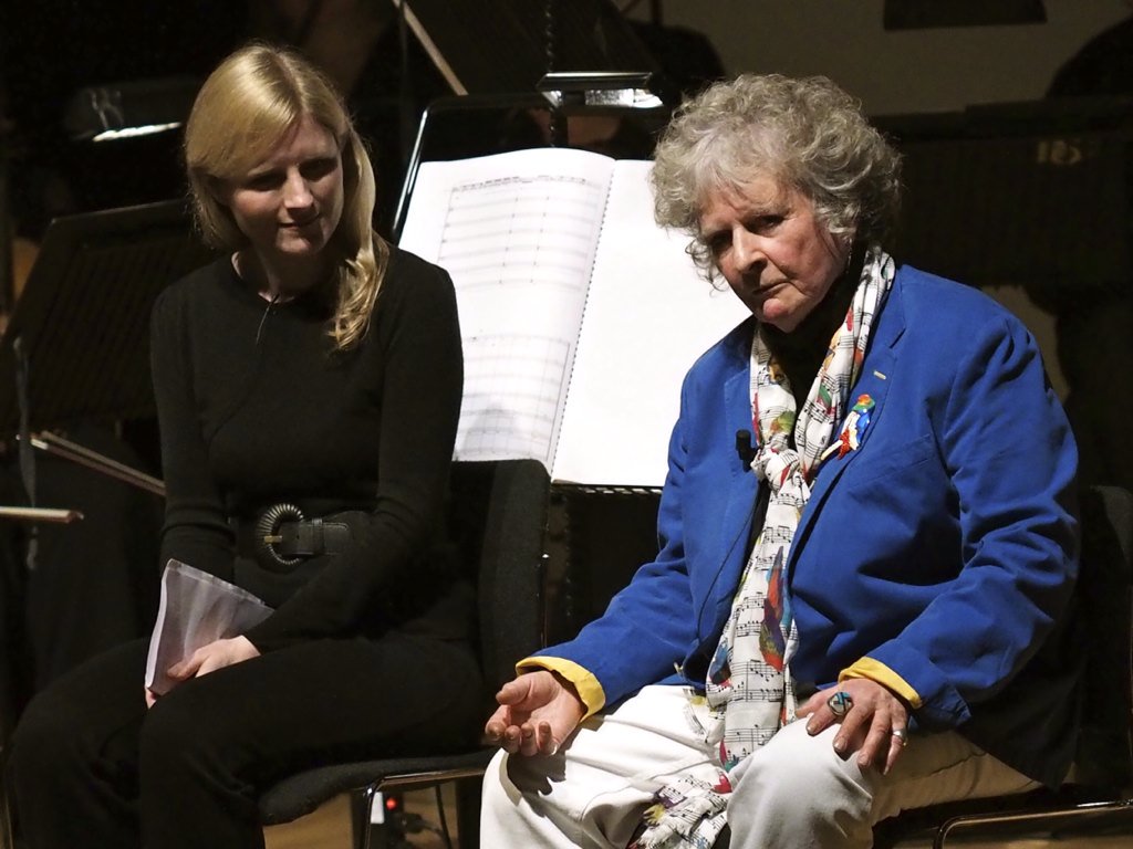 Happy 70th birthday Maggi Hambling! Honoured to have composed \Waves and Waterfalls\  
