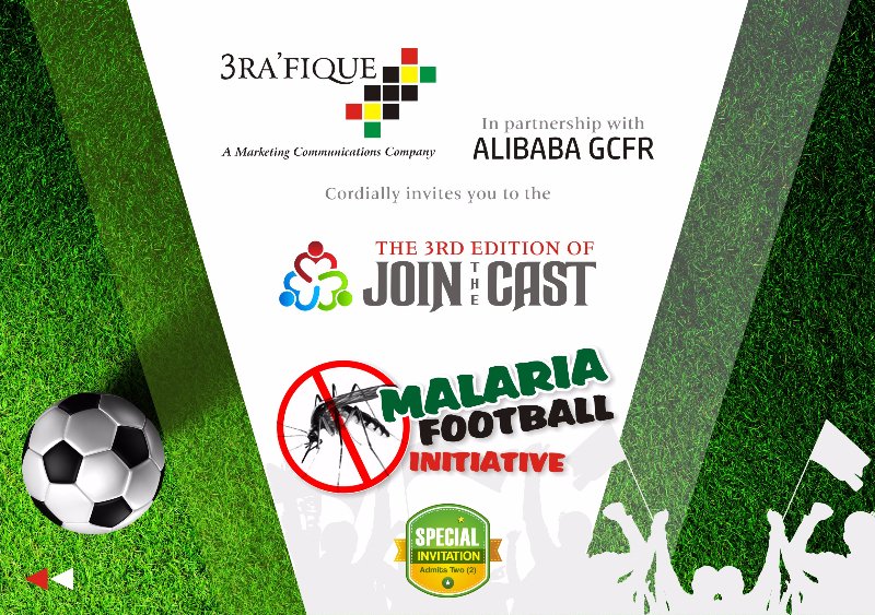 3rafique's tweet photo. Tweet @ us with the hashtag  #VIPTicket to get a FREE ticket to #jointhecast'15 #malaria football event https://t.co/7FAB700aeU