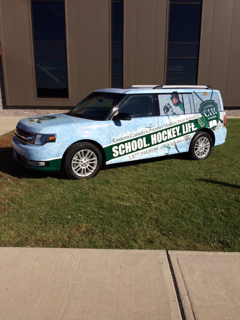 CIHAcademy's tweet photo. Our brand new CIHA vehicule is on display for #parentsweekend2015 @CBlacksmith18 Thanks to @RocklandFordca !! https://t.co/qzdS66xws4