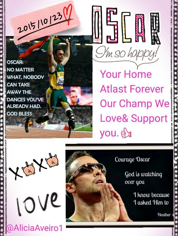 AlicianaAveiro's tweet photo. Oscar has such a beautiful heart and soul ... We love him so much! @OscarPistorius #OscarPistorius #secondchance https://t.co/GskZssxEDE