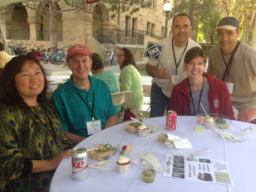 Becksters1417's tweet photo. Grabbing lunch and heading to Dinkelspiel for Class Panel at 1- see you there #Stanford1990 https://t.co/UxtIdUTVaQ