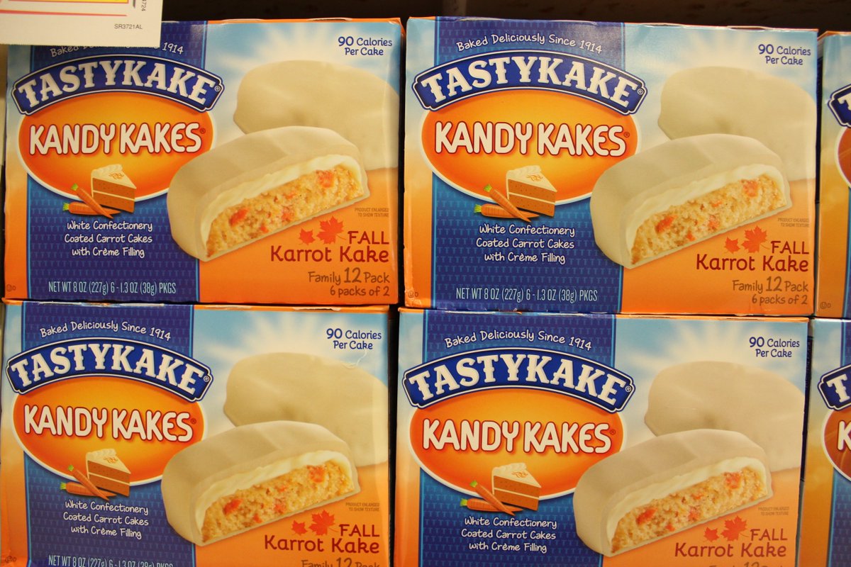 RavitzMarkets's tweet photo. For the Fall you can expect #Tastykake​ to not disappoint. Pick up some of these delicious treats for the weekend. https://t.co/pDw5YaNly4