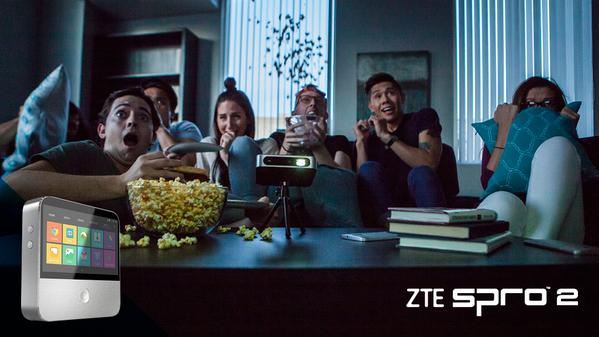 ZTE_Canada's tweet image. Planning a #ScaryMovie night? You&apos;ll want the #SPro2 to set the scene!