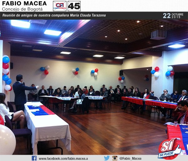 Fabio_Macea's tweet photo. Reunión de amigos de nuestra compañera María Clauda Tarazona. #Sísepuede #RecuperemosBogota #concejodebogota #CR45 https://t.co/FUVlhuLYMN