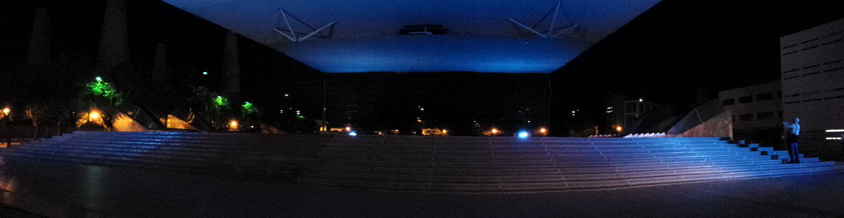 GPTech_global's tweet photo. GPTech hq building turns blue! Happy 70th birthday @un! https://t.co/PRiM9ZHJ7i