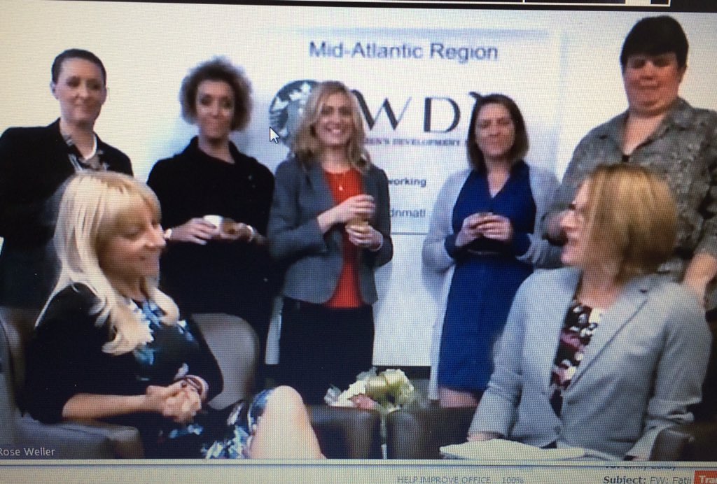 AngelaBarista's tweet photo. Excited to hear Camille speak! #wdnmatl #A79United https://t.co/9xvM26rnAP