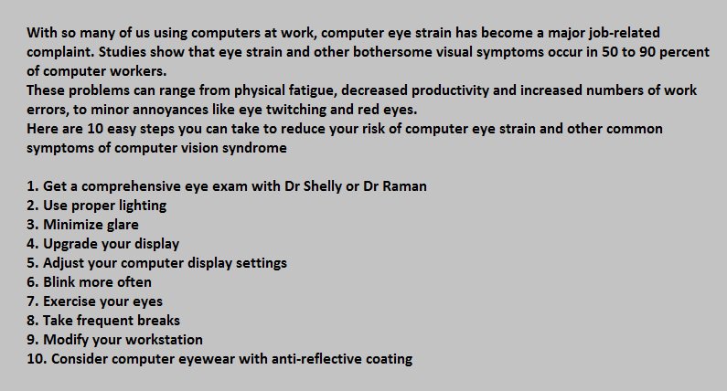 EyeCUOptometry's tweet photo. Eye Strain #Eyehealth #Eyeexams #EyeCU #YYC https://t.co/fpwzIzylPB