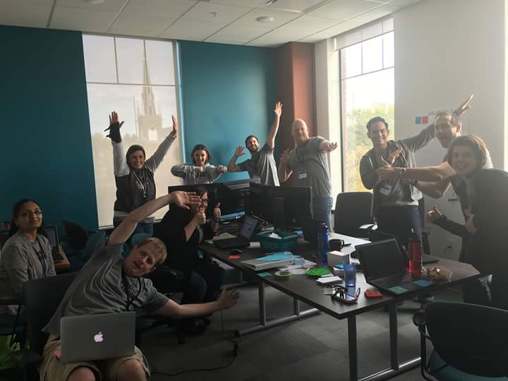 jellison_amy's tweet photo. THANK YOU to our team from Geonetric! They worked 24 hours.
#1mission #operationovernight #goteamFH https://t.co/dx3v9Y7cNH
