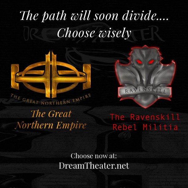 The path will soon divide, choose wisely at dreamtheater.net