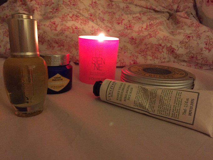 Pamper evening with some of my favourite @LOCCITANE_UK products! https://t.co/6x03uMOKDM<a class="tags" target="_blank" title="On Twitter" href="/?out=eyJ0eXAiOiJKV1QiLCJhbGciOiJIUzUxMiJ9.eyJpYXQiOjE3MjA2Nzc2MTksImlzcyI6InR3cG9ybnN0YXJzLmNvbSIsIm5iZiI6MTcyMDY3NzYxOSwiZXhwIjoxNzUyMjEzNjE5LCJyZWRpcmVjdF91cmwiOiJodHRwczovL3R3aXR0ZXIuY29tL0xPQ0NJVEFORV9VSyJ9.oU1IR1edDPS4oLG_8a8Wv1Xn9Mh50PMSGIxRTTp-RtqxnQUvjKkzE4mYzR40YWlaRPNUEuGu-m1BKTukC_MzmQ">@LOCCITANE_UK</a><a href="/tag/comfy"class="tags"><span>#comfy</span></a>